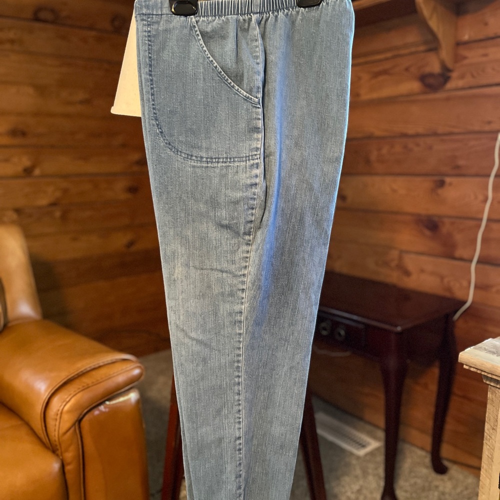 Level Eight 20W Light Blue Women’s Jeggings Stretch Denim Comfort(36”W x 29”L)